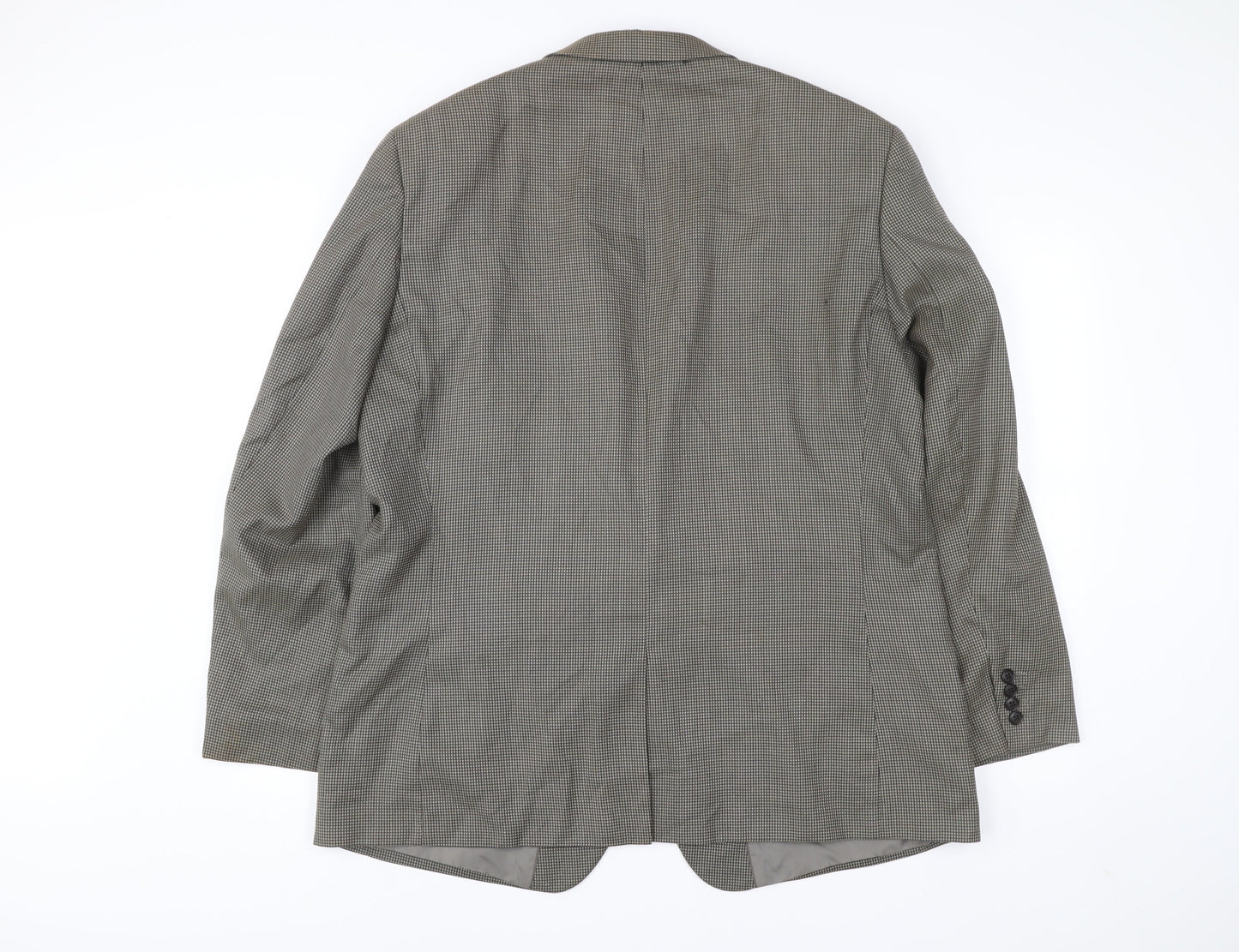 Taylor & Wright Men's Grey 46R Regular Fit Checked Blazer Jacket