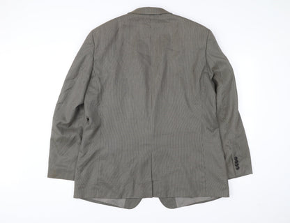 Taylor & Wright Men's Grey 46R Regular Fit Checked Blazer Jacket