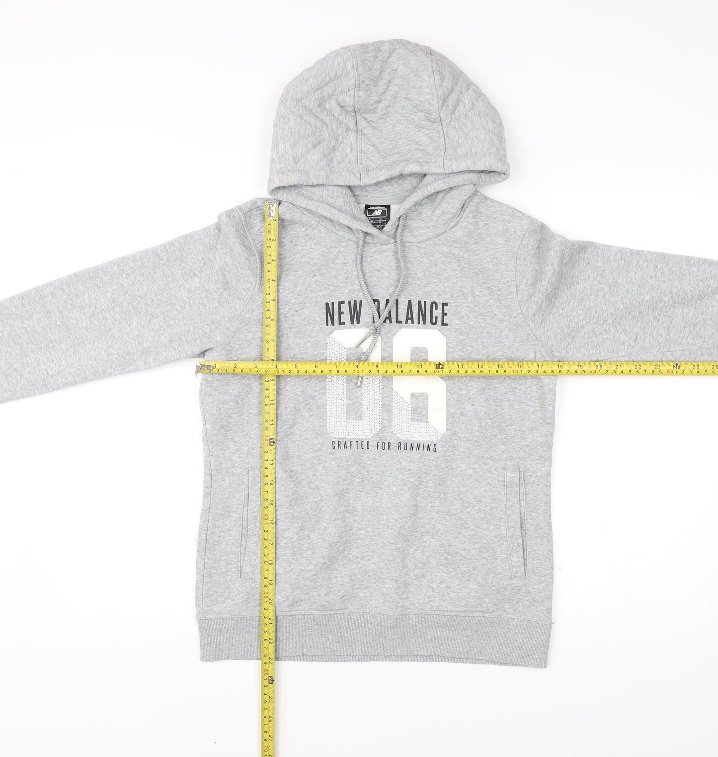 Womens UK Size 12 New Balance Grey Pullover Hoodie