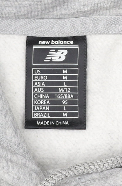 Womens UK Size 12 New Balance Grey Pullover Hoodie
