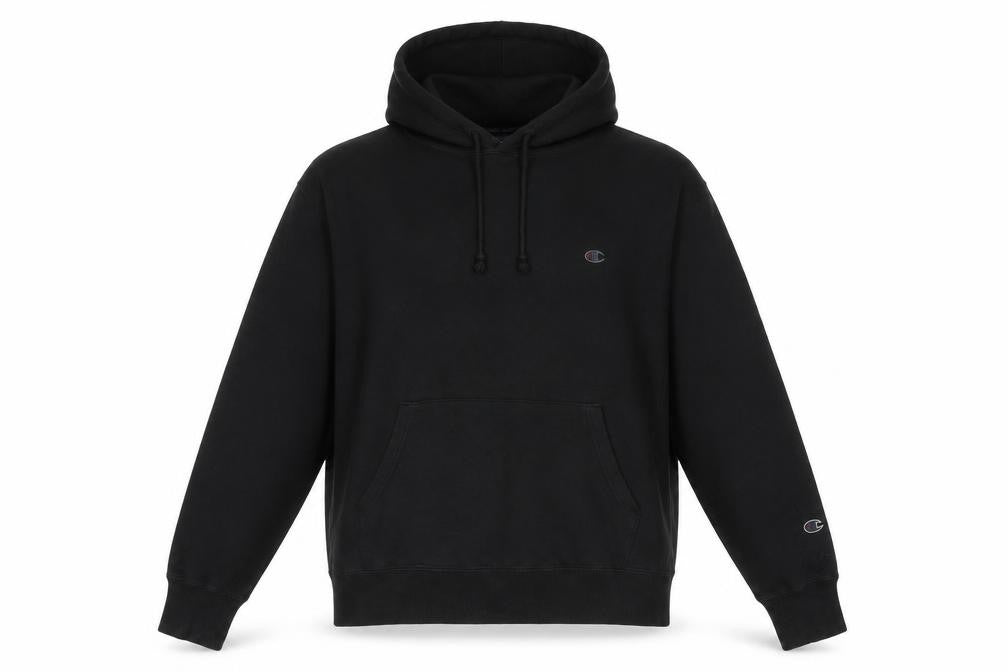 Womens UK Size XL Champion Black Pullover Hoodie