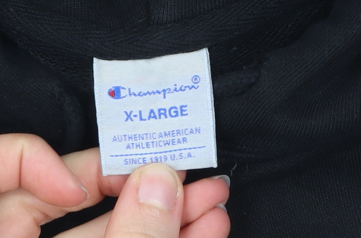 Champion Women’s Black XL Pullover Hoodie Sweatshirt Casual