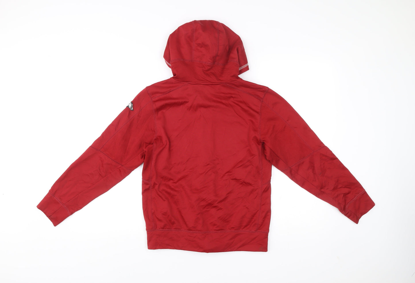 Nike Teens Red Therma-Fit Full Zip Hooded Sports Jacket Size 16