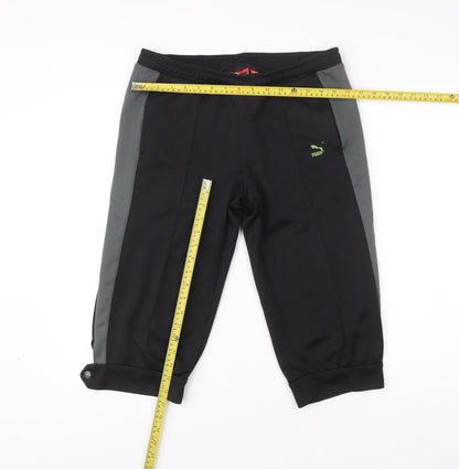 Puma Men’s Black L Athletic Sports Shorts with Pockets