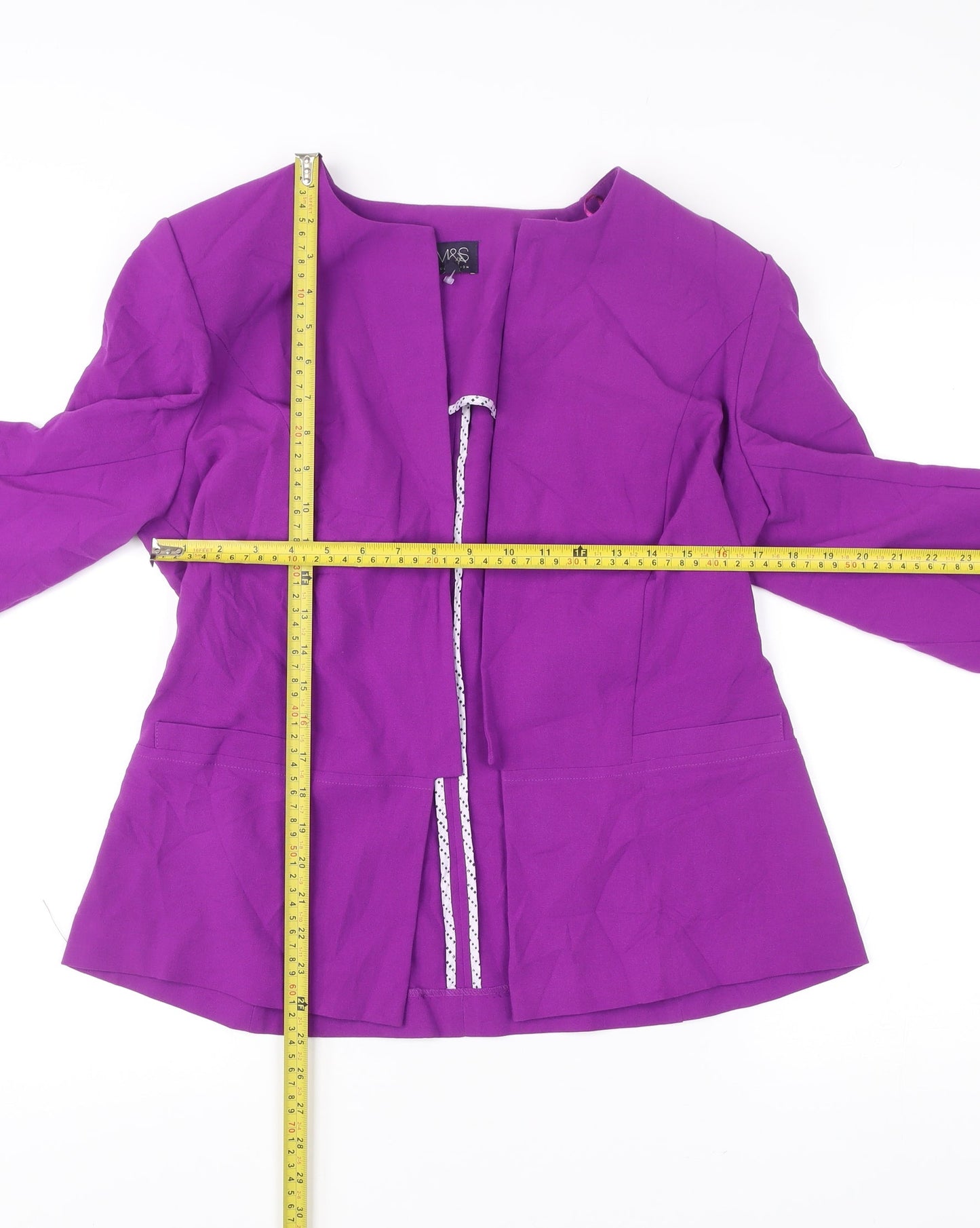 Marks and Spencer Women’s Purple Blazer Jacket Size 14 Workwear