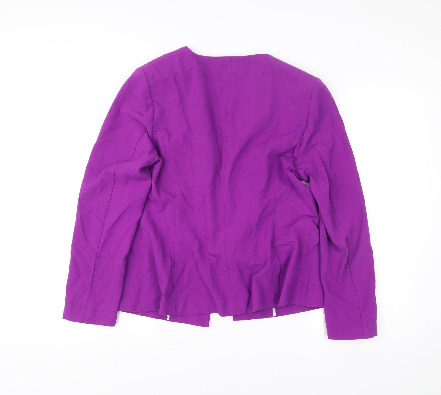 Marks and Spencer Women’s Purple Blazer Jacket Size 14 Workwear