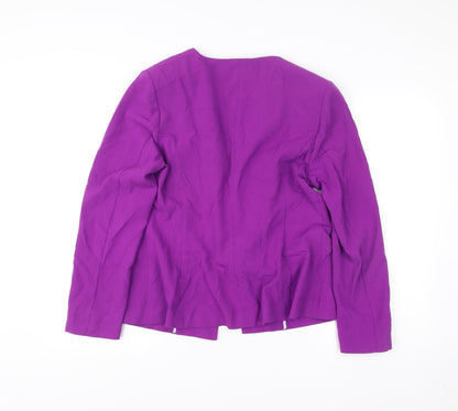 Marks and Spencer Women’s Purple Blazer Jacket Size 14 Workwear
