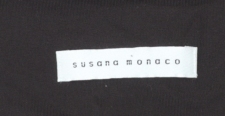 Susana Monaco Women’s Black Small Pencil Stretch Jersey Skirt