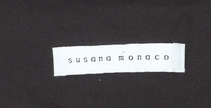 Susana Monaco Women’s Black Small Pencil Stretch Jersey Skirt