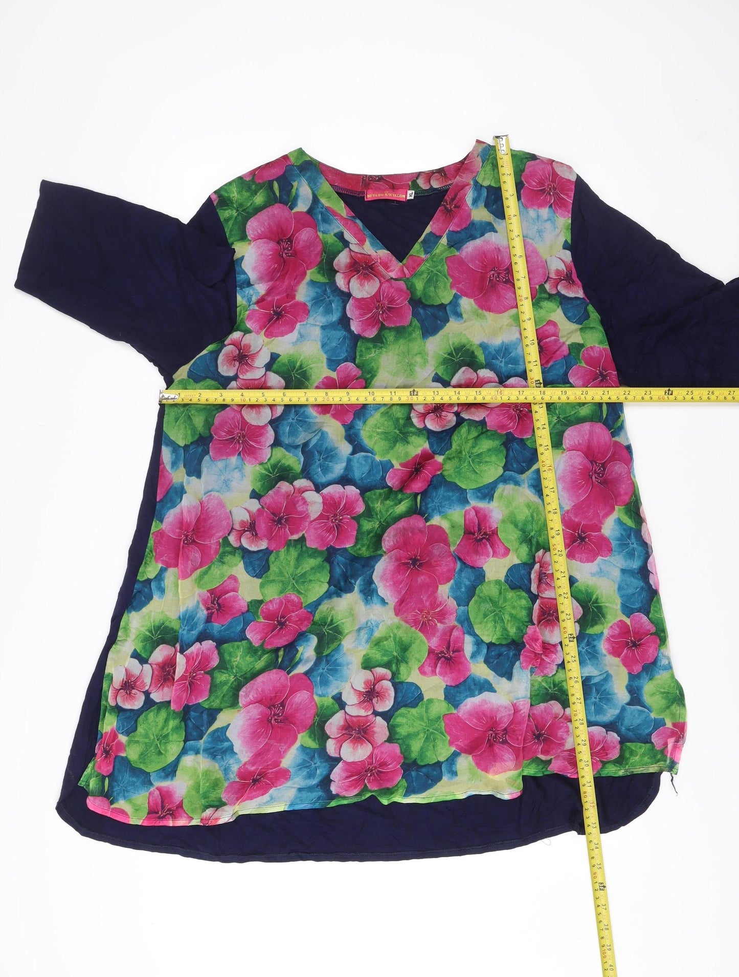 Butler & Wilson Womens Multicoloured Floral Shift Dress XL