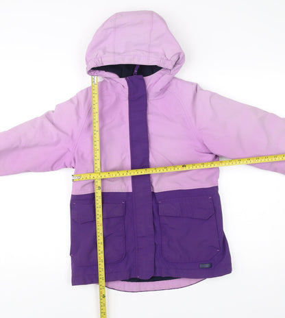 Teens UK Size 12 Lands' End Purple Ski Jacket