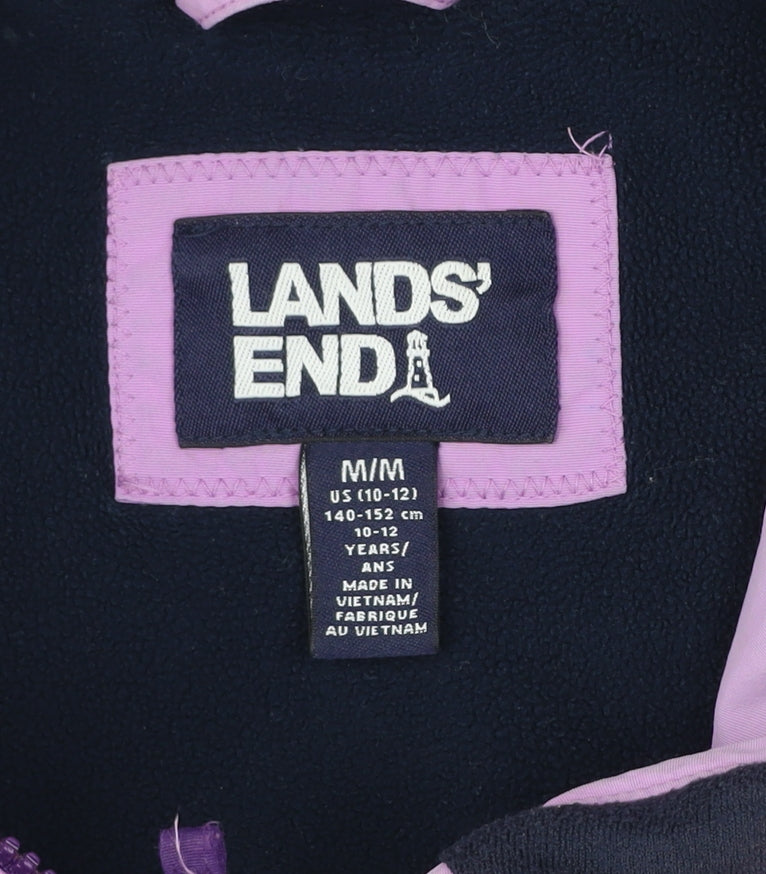 Teens UK Size 12 Lands' End Purple Ski Jacket