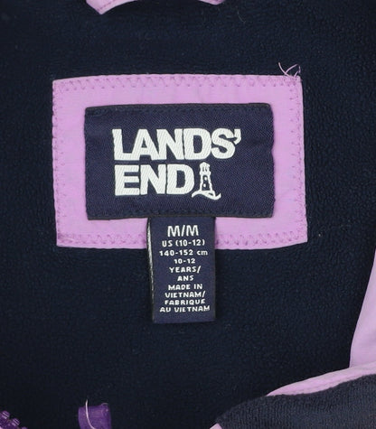 Teens UK Size 12 Lands' End Purple Ski Jacket