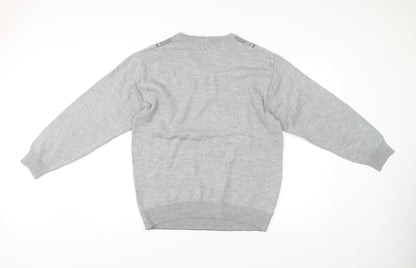 Tradewinds by Ansett Men's Grey XL V-Neck Pullover Jumper