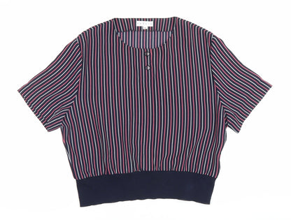 Precis Women’s Multicoloured Striped Blouse Size 16 Polyester