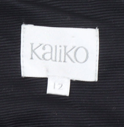 Kaliko Women’s Black Wool Blend Pencil Skirt Size 12 Workwear
