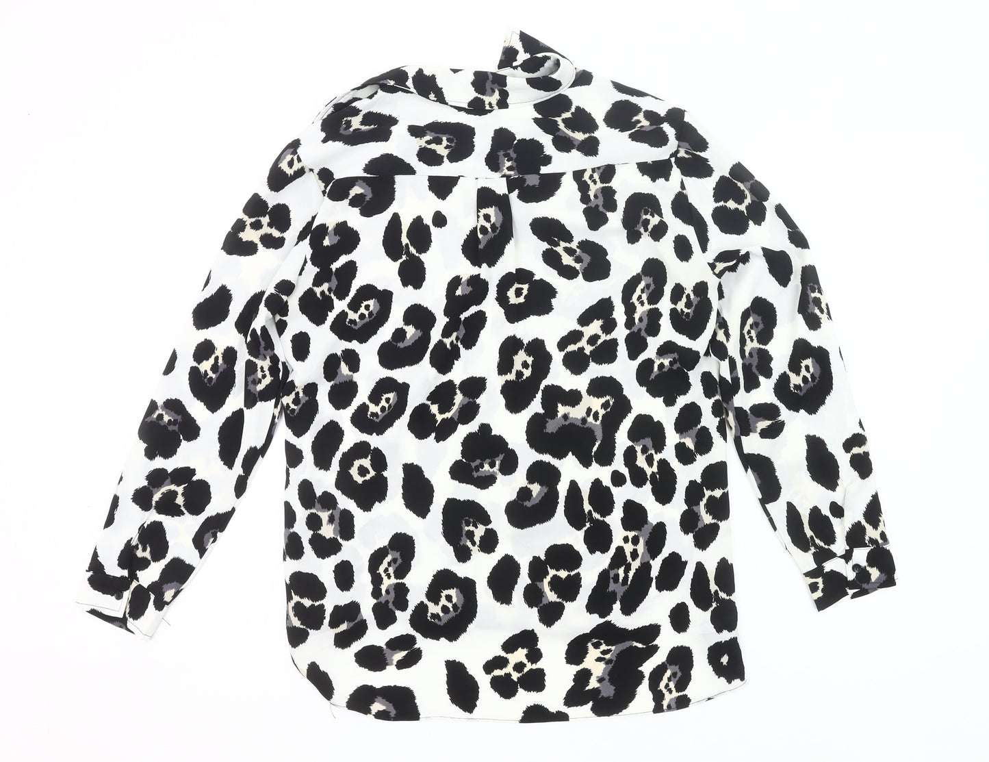 Voyelles Women’s Multicoloured Leopard Print Button-Up Shirt Size S