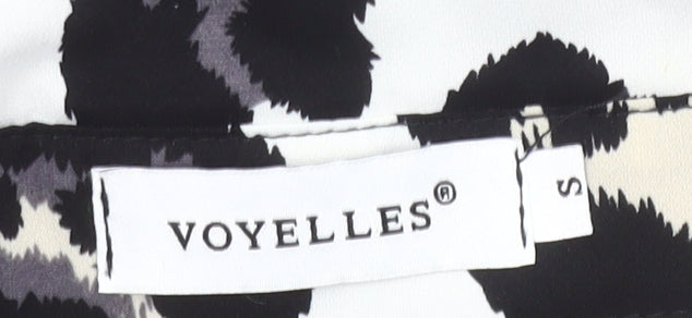 Voyelles Women’s Multicoloured Leopard Print Button-Up Shirt Size S