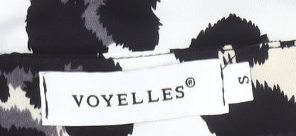 Voyelles Women’s Multicoloured Leopard Print Button-Up Shirt Size S