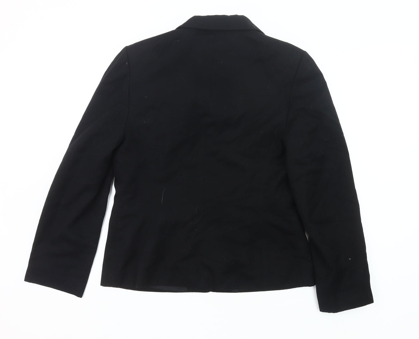 BHS Women Black Size 12 Blazer Jacket Classic Workwear