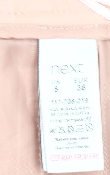 Next Womens Beige Chino Slim Fit Trousers Size S