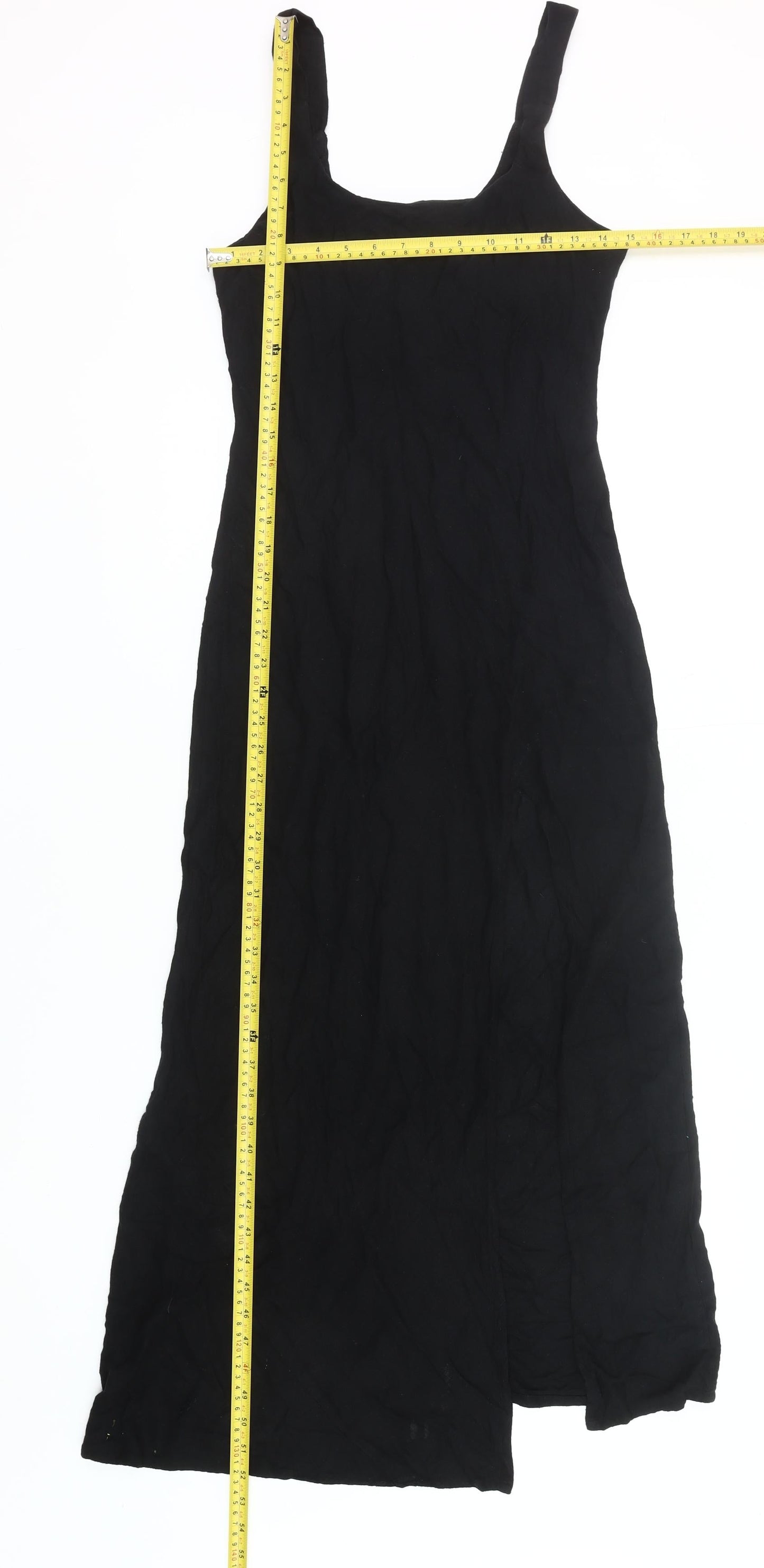ASOS DESIGN Women’s Black Size 6 Long Slip Dress Summer