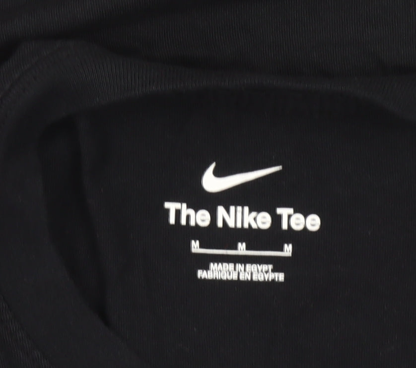Nike Men's Black Graphic Basketball T-Shirt Medium