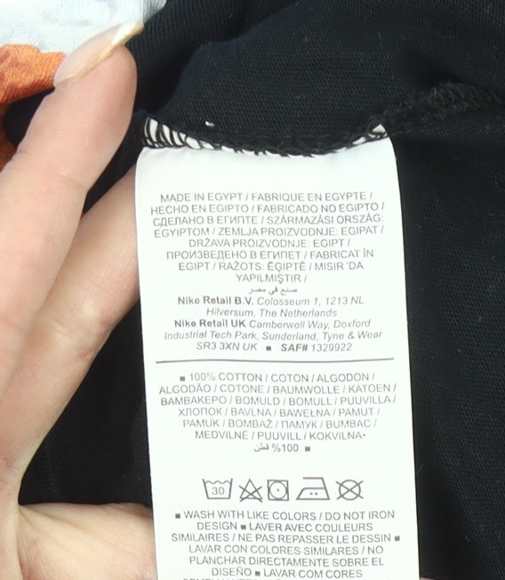 Nike Men's Black Graphic Basketball T-Shirt Medium