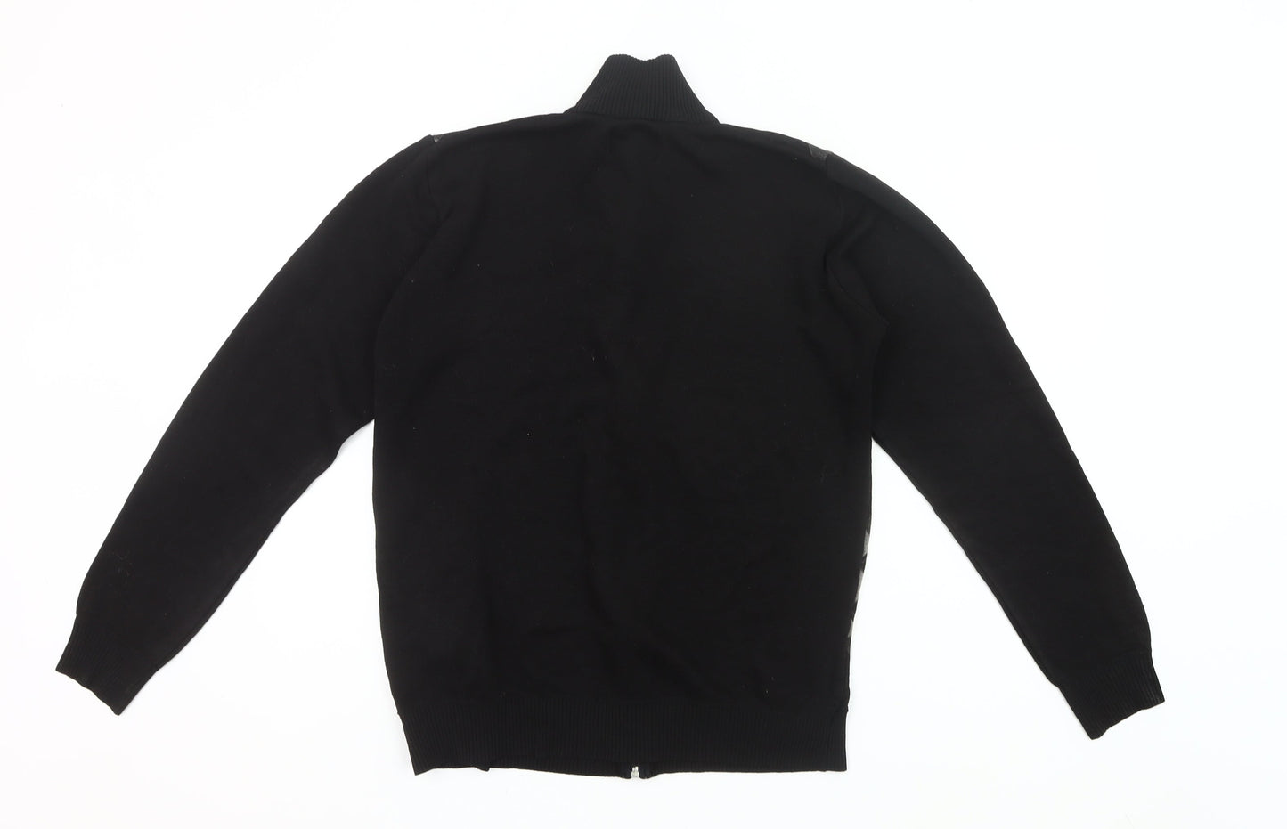 Smith & Taylor Men’s Black XL Argyle Full Zip Jumper