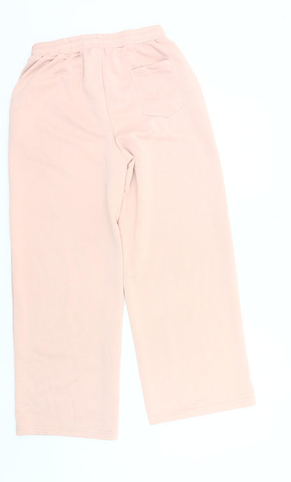 Lazy Designer Womens Pink XL Sweatpants Casual Polyester Trousers