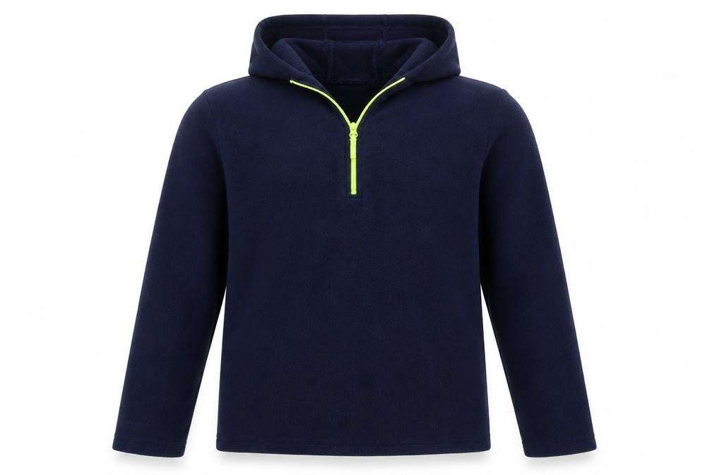 Boys UK Size 13 Years Mountain Warehouse Blue Henley Hoodie
