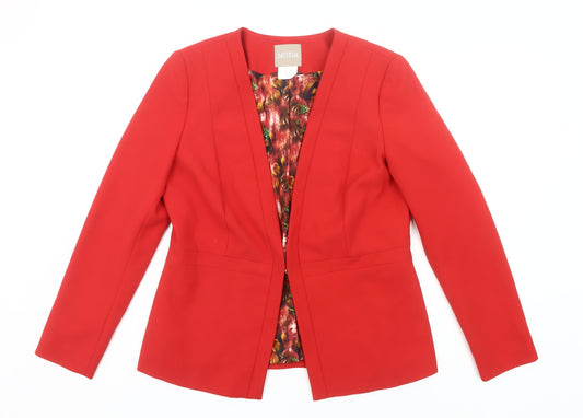Mona Women’s Red Suit Jacket Size 14R Business Formal Blazer