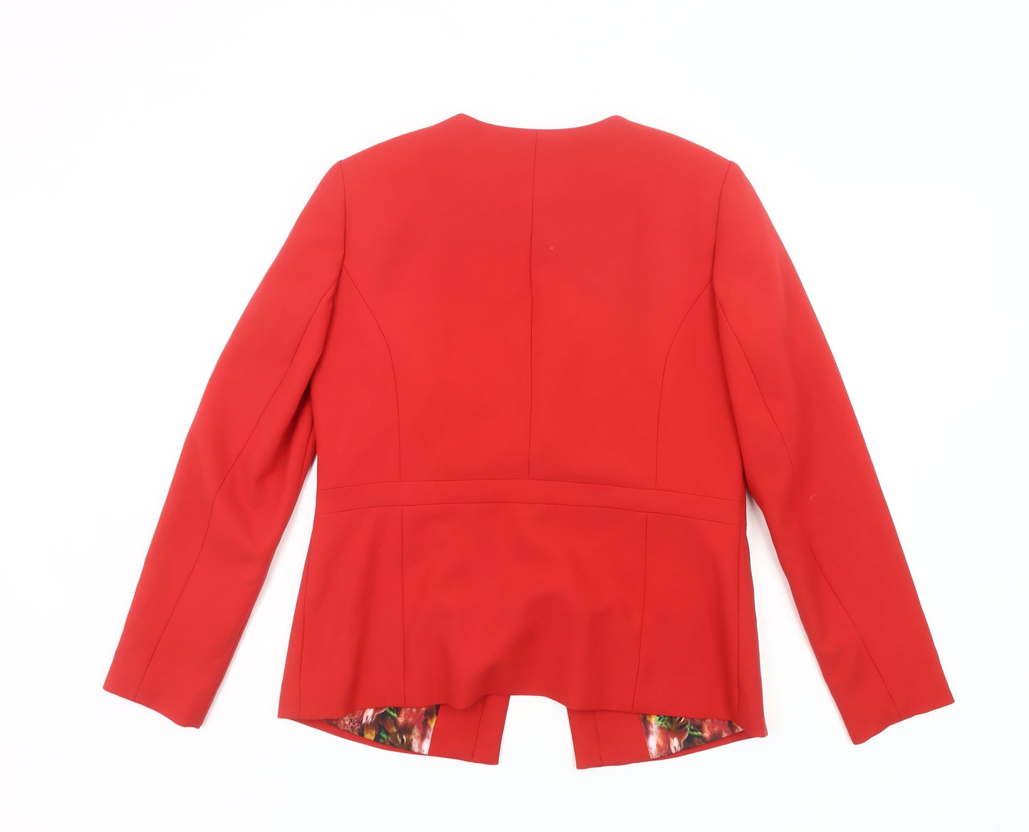 Mona Women’s Red Suit Jacket Size 14R Business Formal Blazer