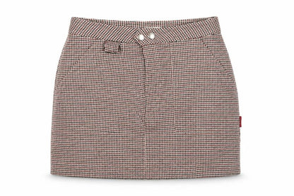 Pull&Bear Women’s Multicoloured Check Skirt M Short Pencil Preppy
