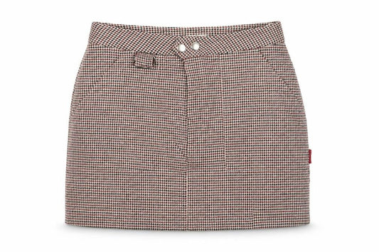 Pull&Bear Women’s Multicoloured Check Skirt M Short Pencil Preppy