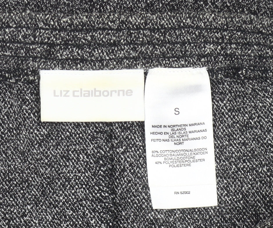 Liz Claiborne Women’s Grey Midi Pencil Skirt Size S Cotton Blend