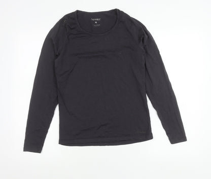 Howies Women’s Black Long Sleeve Cotton T-Shirt Size M