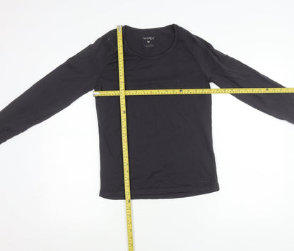 Howies Women’s Black Long Sleeve Cotton T-Shirt Size M
