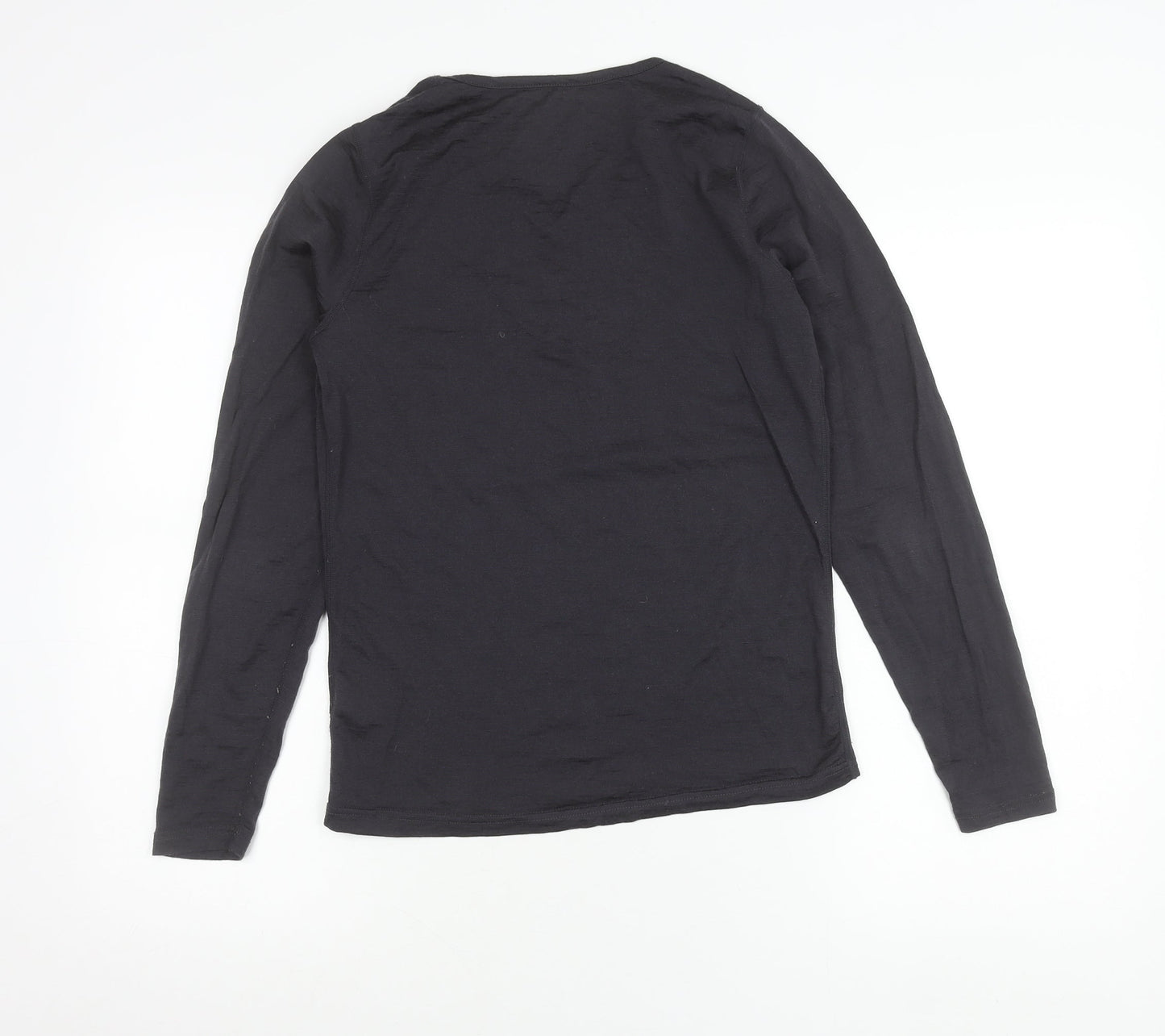 Howies Women’s Black Long Sleeve Cotton T-Shirt Size M