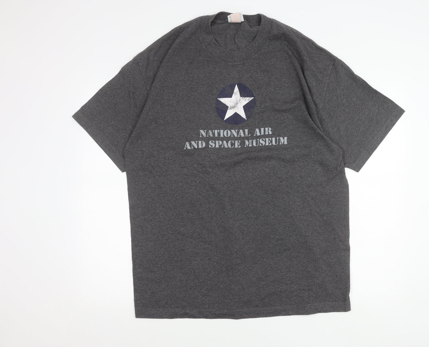 Smithsonian Men’s Grey XL Graphic T-Shirt National Air & Space Museum