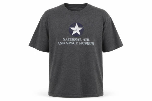 Smithsonian Men’s Grey XL Graphic T-Shirt National Air & Space Museum