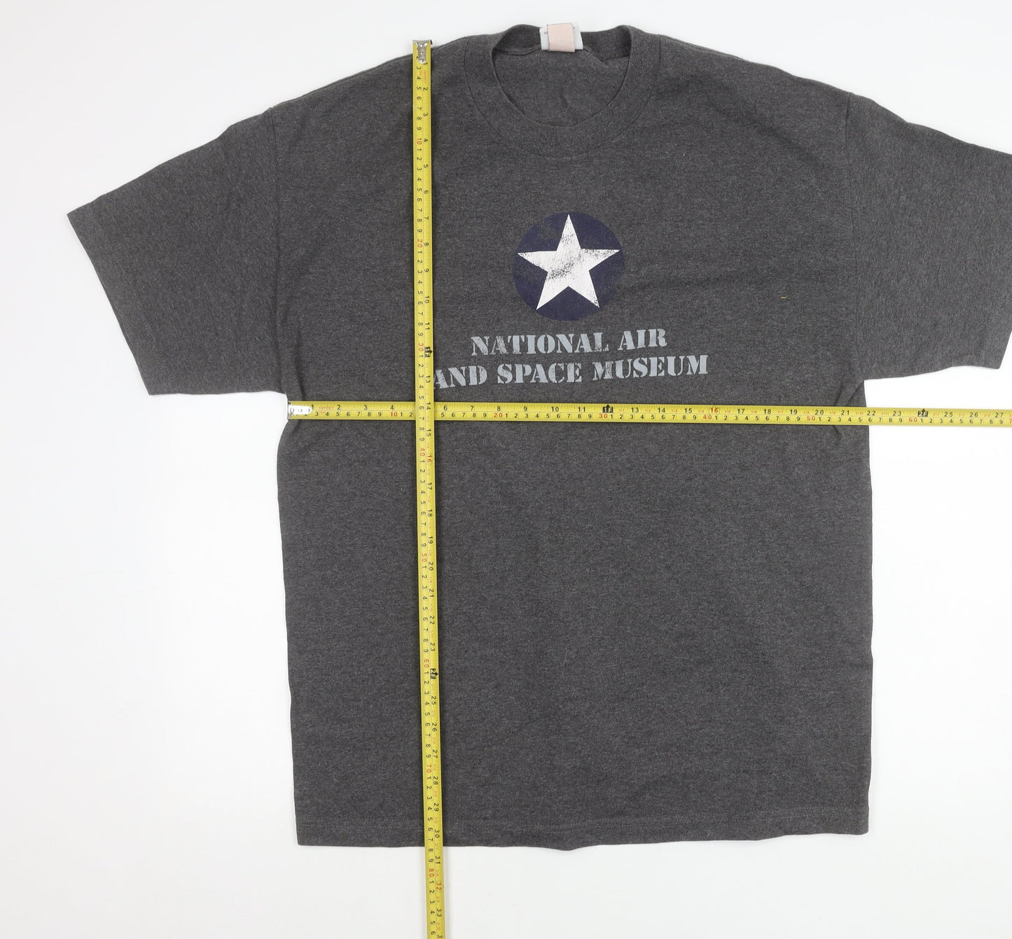 Smithsonian Men’s Grey XL Graphic T-Shirt National Air & Space Museum