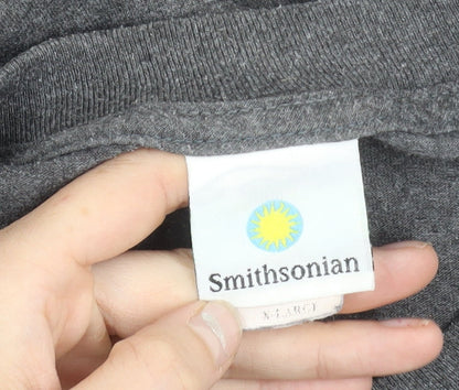 Smithsonian Men’s Grey XL Graphic T-Shirt National Air & Space Museum