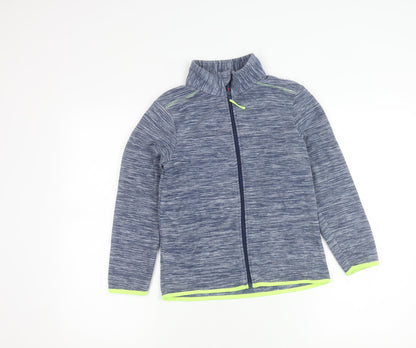 Tissaia Boys Blue Full Zip Fleece Jacket 10 Years Polyester Casual
