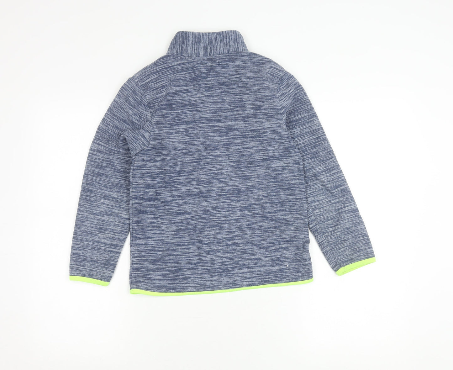 Tissaia Boys Blue Full Zip Fleece Jacket 10 Years Polyester Casual