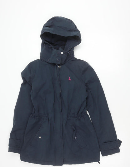 Womens UK Size 8 Jack Wills Blue Parka Coat