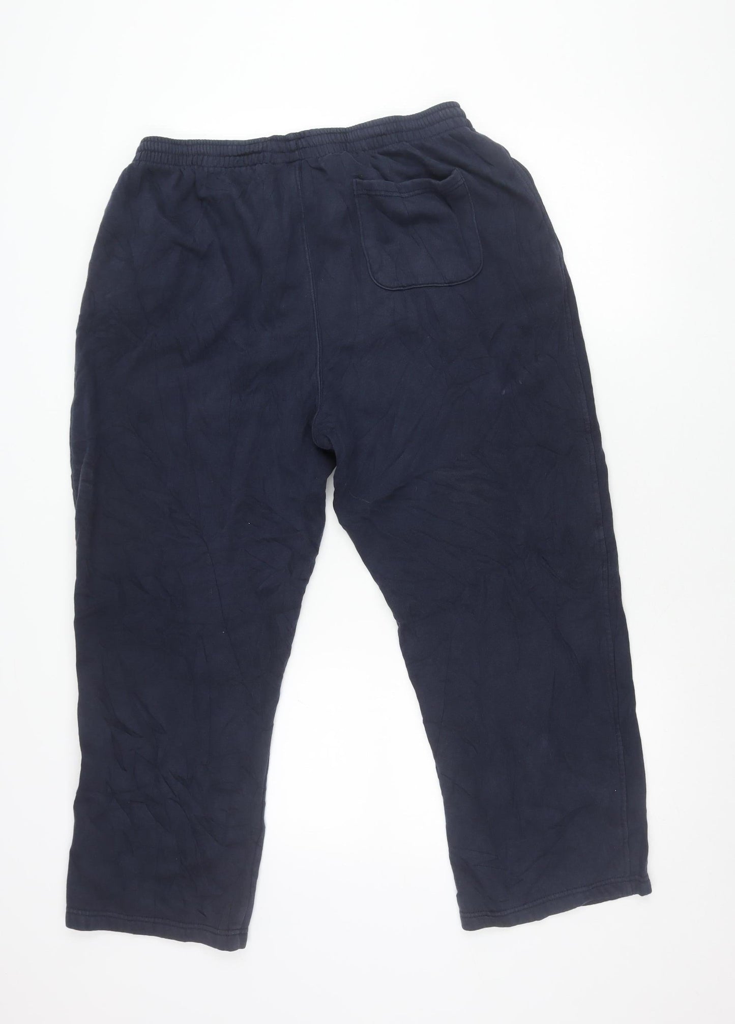 Cotton Traders Mens Blue XL Sweatpants Elastic Waist Pockets