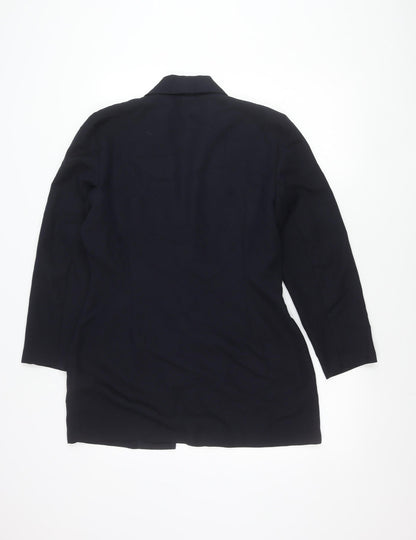Classic Woman Black Shawl Collar Suit Jacket Size 14 Women’s Formal Workwear