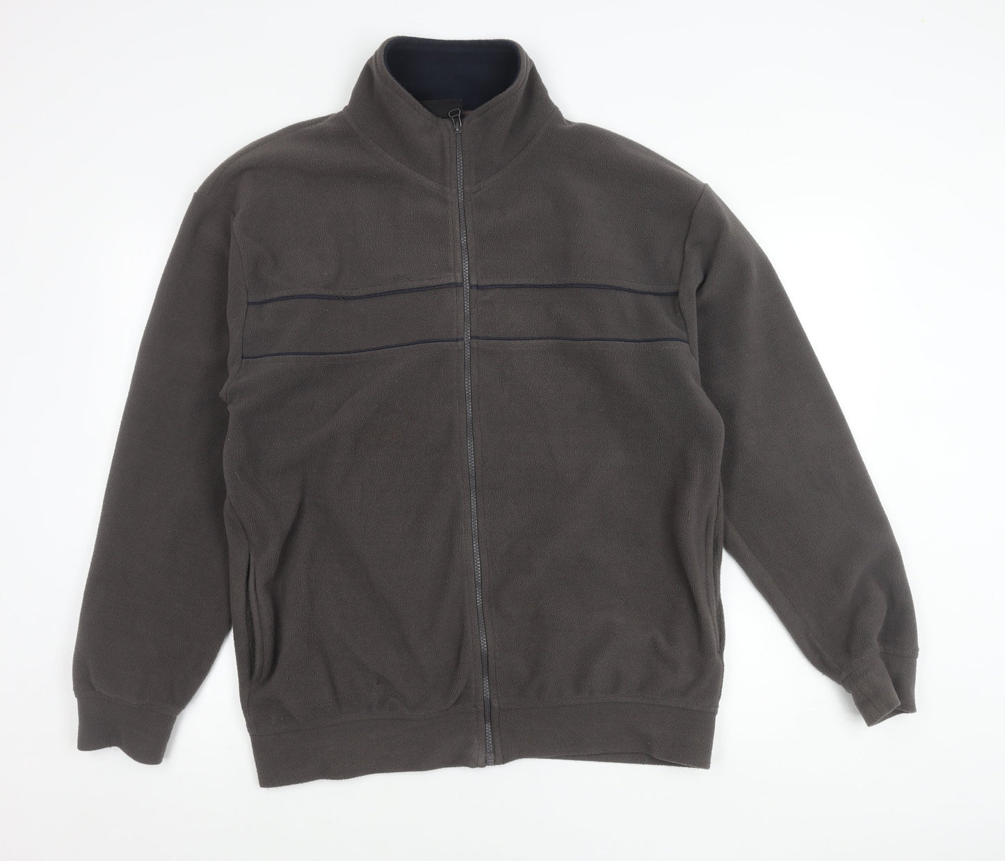 BHS Men’s Grey Fleece Full Zip Jacket Medium 38-40in