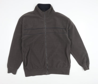 BHS Men’s Grey Fleece Full Zip Jacket Medium 38-40in